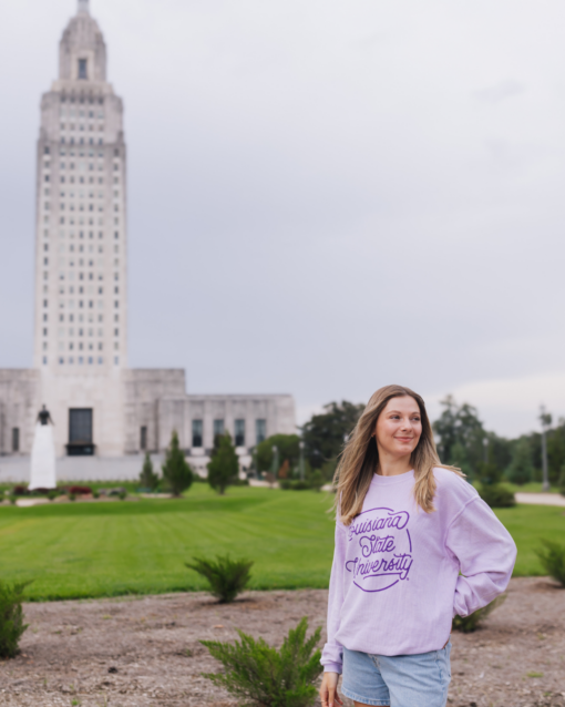 LSU Neon Corded Sweatshirt - Image 5