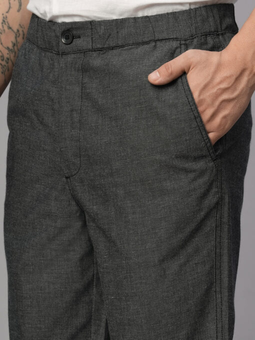 Men's Slate Cotton Regular Fit Pant - Image 6