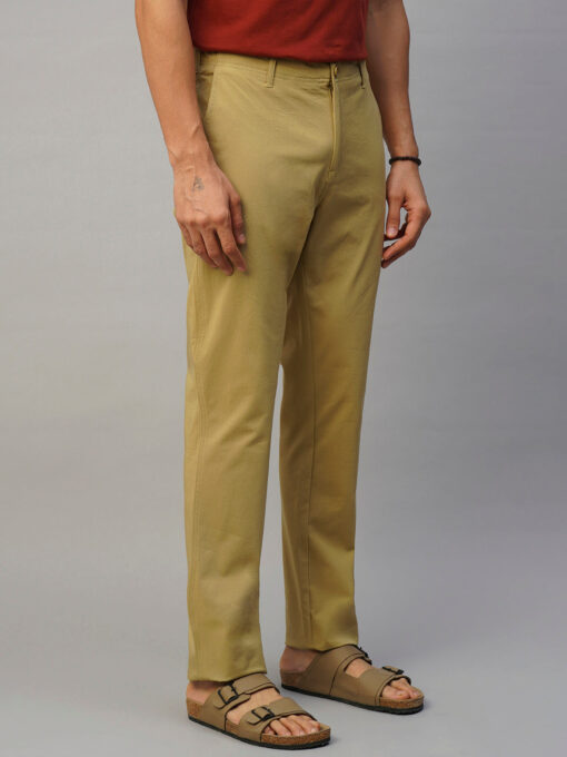 Men's 4 Way Stretch Khaki Slim Fit Pants - Image 4