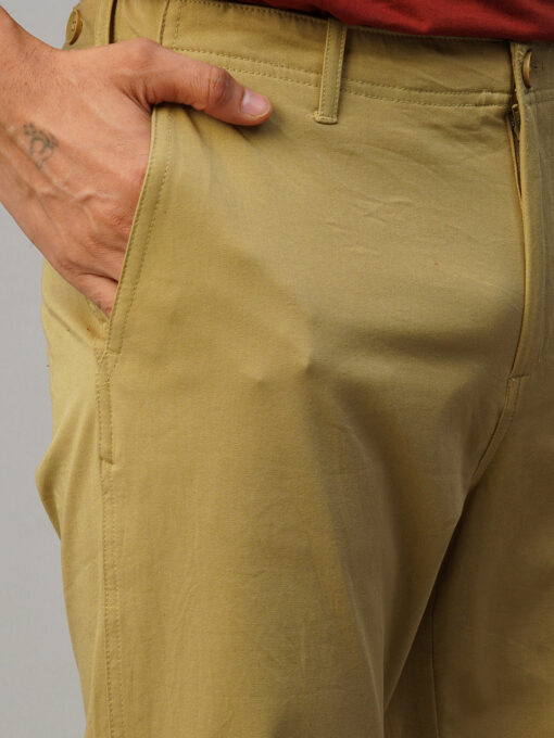 Men's 4 Way Stretch Khaki Slim Fit Pants - Image 6