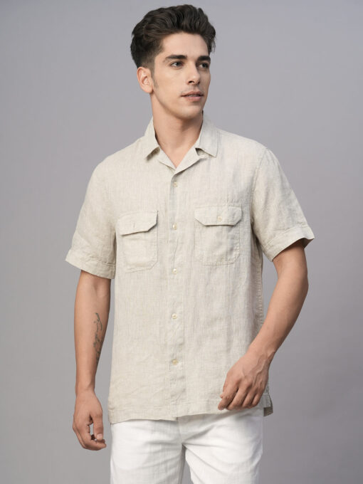 Men's Natural Cotton Regular Fit Shirt - Image 2