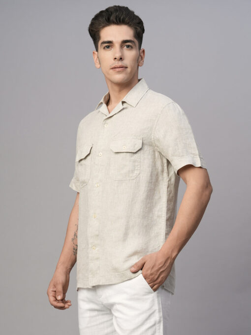 Men's Natural Cotton Regular Fit Shirt - Image 3