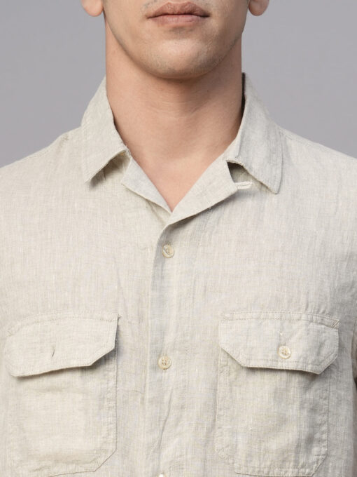 Men's Natural Cotton Regular Fit Shirt - Image 6