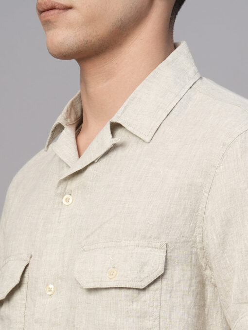 Men's Natural Cotton Regular Fit Shirt - Image 7