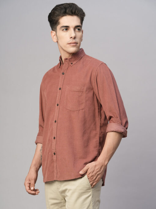 Men's Brick Cotton Regular Fit Shirt - Image 3