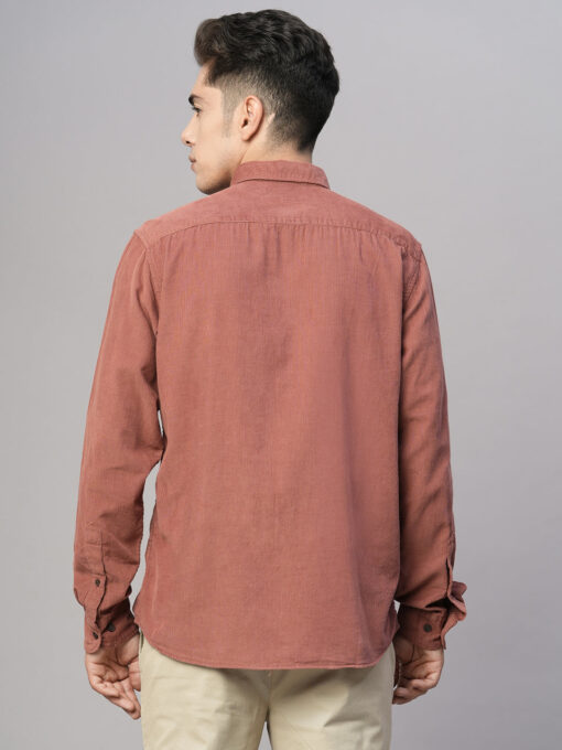 Men's Brick Cotton Regular Fit Shirt - Image 5