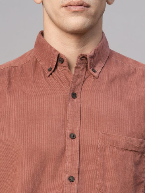 Men's Brick Cotton Regular Fit Shirt - Image 6