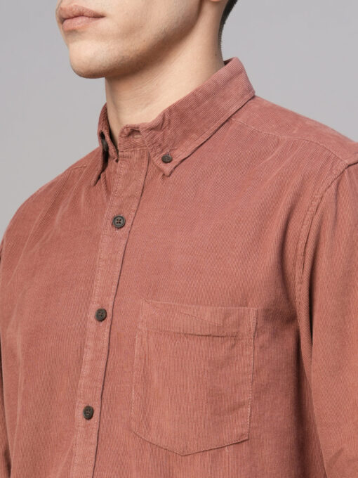 Men's Brick Cotton Regular Fit Shirt - Image 7