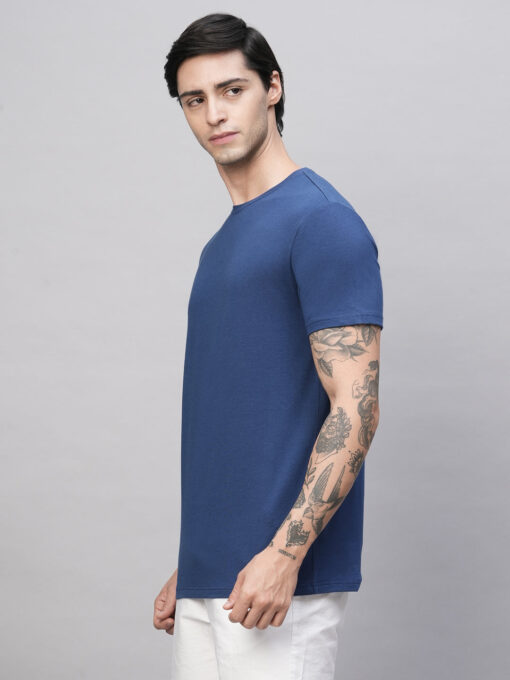 Men's Royal Cotton Bamboo Elastane Regular Fit Tshirt - Image 2