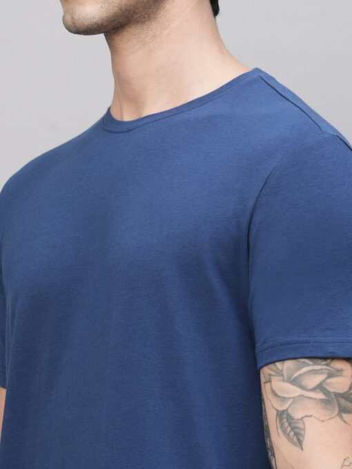 Men's Royal Cotton Bamboo Elastane Regular Fit Tshirt - Image 8