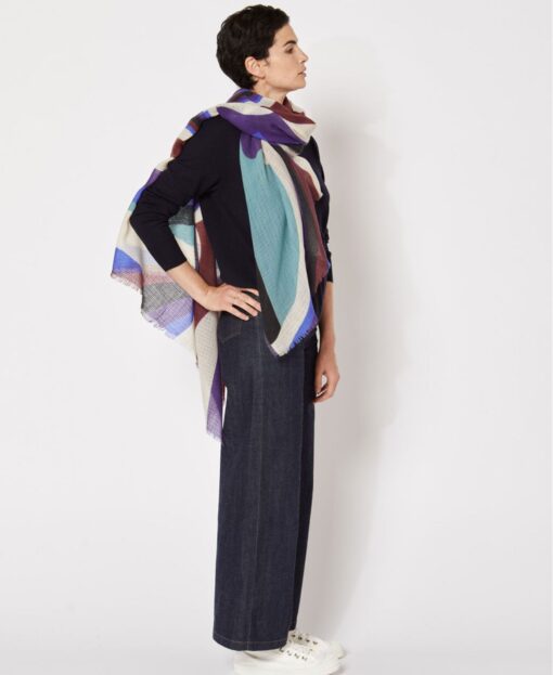 【20%】Mapoesie / foulard New Wave (Ultra Violet) - Image 4