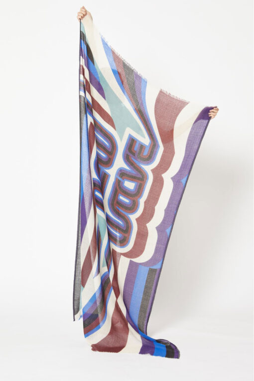 【20%】Mapoesie / foulard New Wave (Ultra Violet)