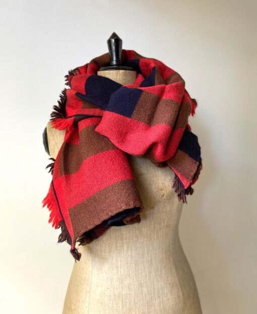 【20%off】Mapoesie / foulard Impulsion (Vermillon)