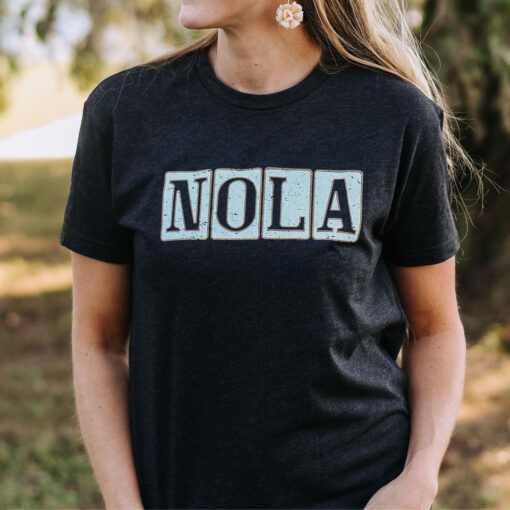 Nola Street Tiles T-shirt - Image 4