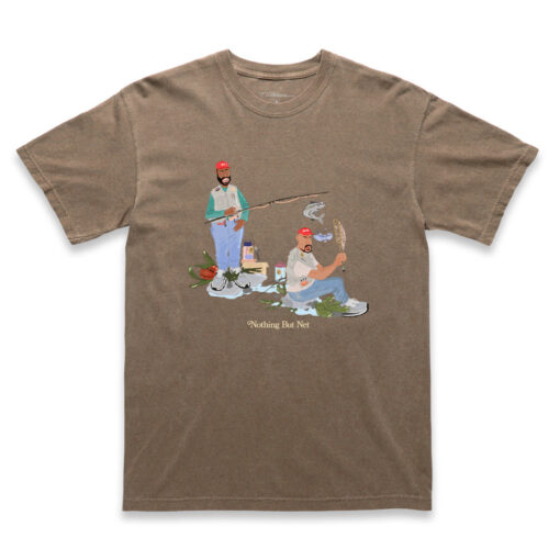 NBN TEE - WASHED BROWN