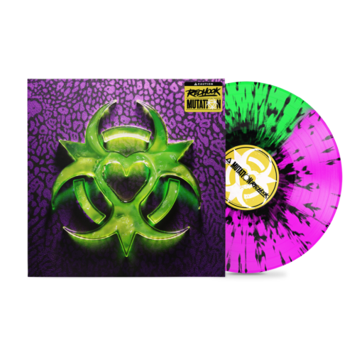 Mutation 12" Vinyl (Hot Pink & Neon Green Half and Half w/ Black Splatter)