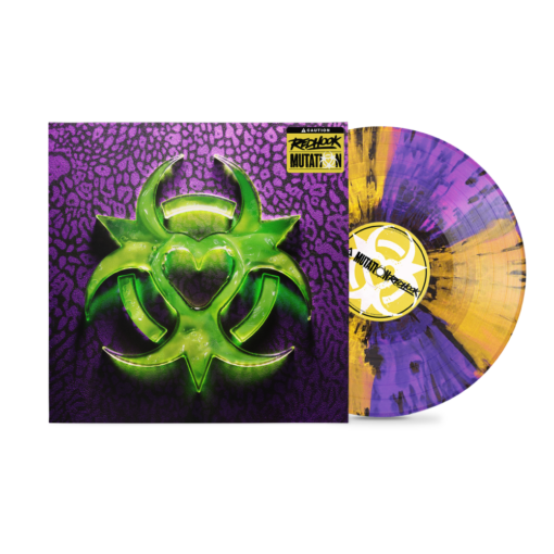 Mutation 12" Vinyl (Purple & Yellow Pinwheel w/ Black Splatter)