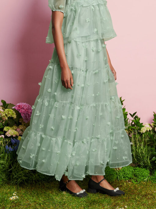 DREAM Prairie Organza Midi Skirt - Image 3