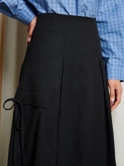 Ghospell  Fia Pleated Midi Skirt - Image 5