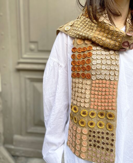 Sophie Digard / linen scarf (E4770/L/LIN) - Image 3