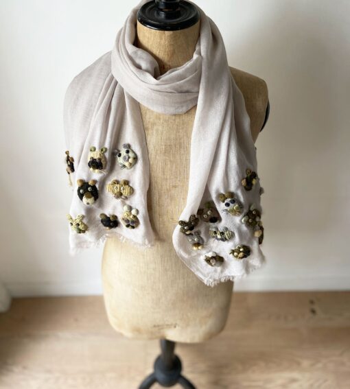 Sophie Digard / wool scarf (V4943/MR)