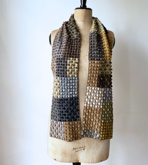 Sophie Digard / wool scarf (E4002/L/MR) - Image 5