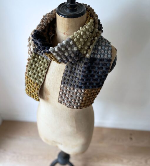 Sophie Digard / wool scarf (E4002/L/MR) - Image 6