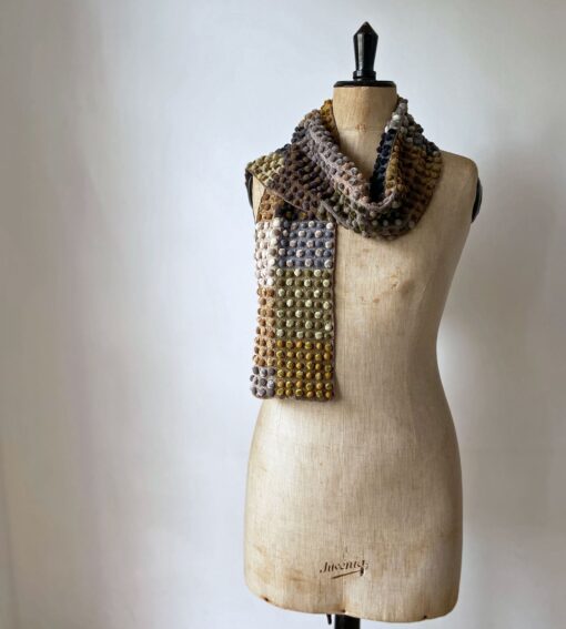 Sophie Digard / wool scarf (E4002/L/MR) - Image 9