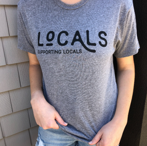 Locals Supporting Locals T-Shirt - Image 2