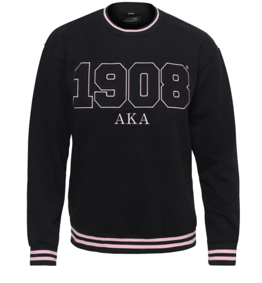 AKA Black Sweatshirt 3-D1908 Design