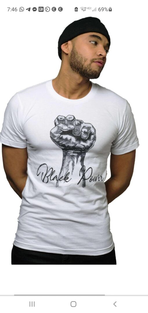 BLACK POWER STRONG FIST T-SHIRT - Image 2