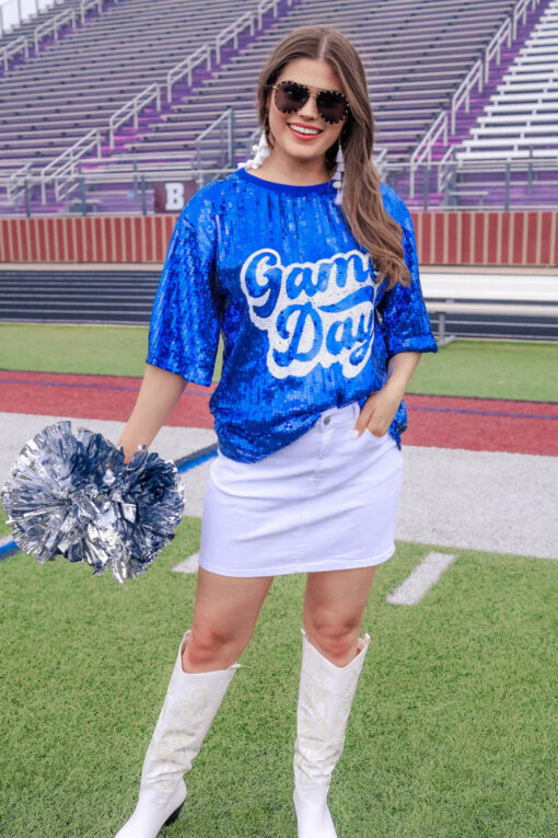 Sequin Game Day Top - 3 Color Options - Image 40