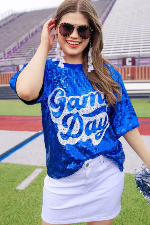 Sequin Game Day Top - 3 Color Options - Image 28