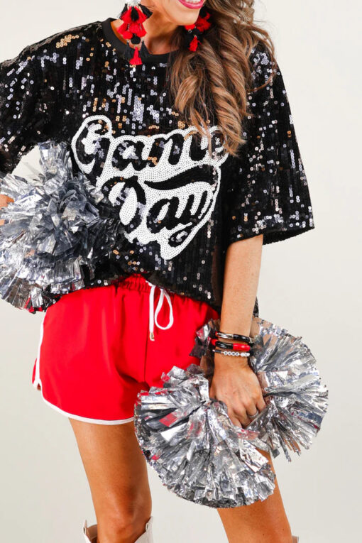 Sequin Game Day Top - 3 Color Options - Image 24