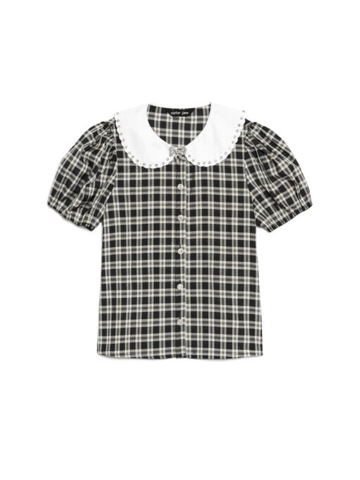 Quill Check Blouse - Image 7