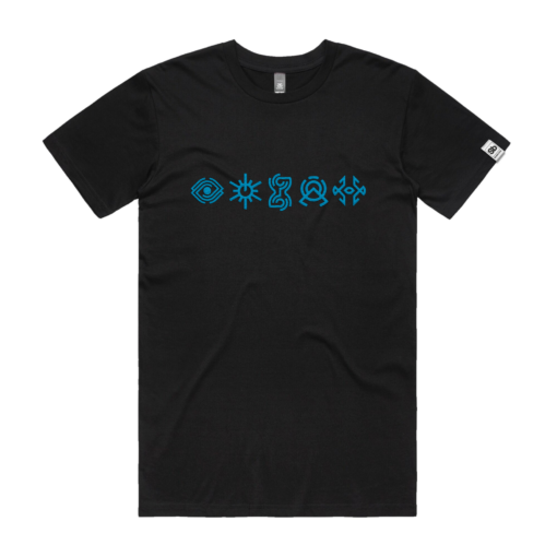 Symbol Embroidered Tee (Black)