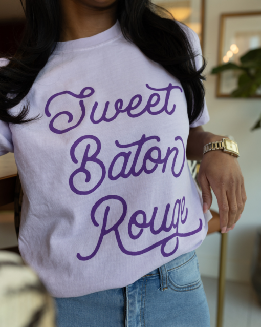 Sweet Baton Rouge  Neon T-Shirt - Image 2