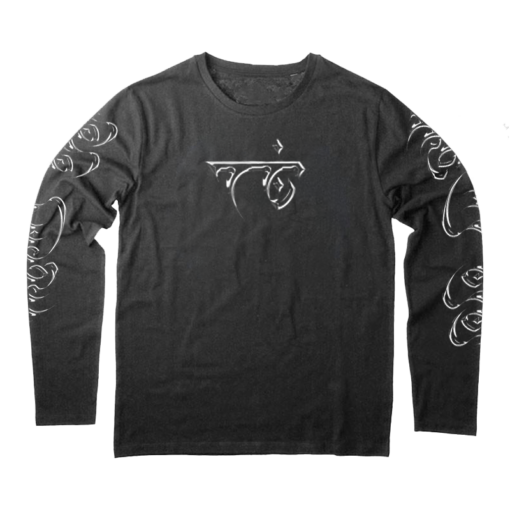 Script Longsleeve (Black Acid Wash)