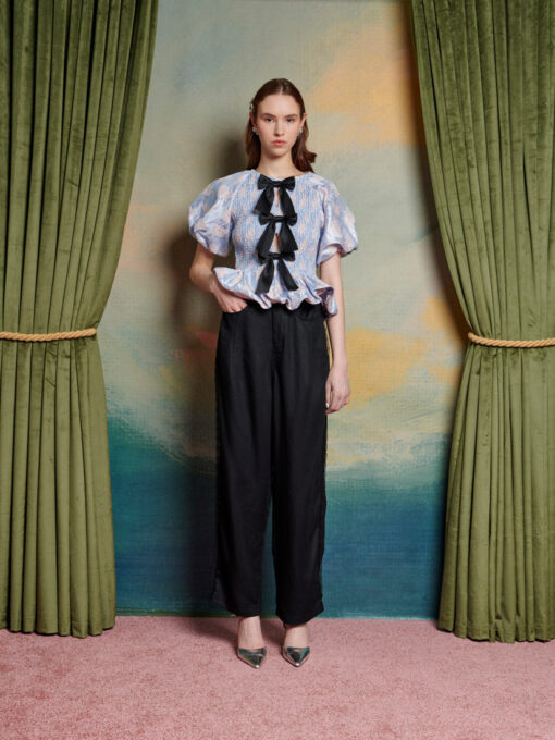 Alexander Jacquard Bow Top - Image 4