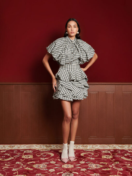 DREAM Thelma Check Blouse - Image 4