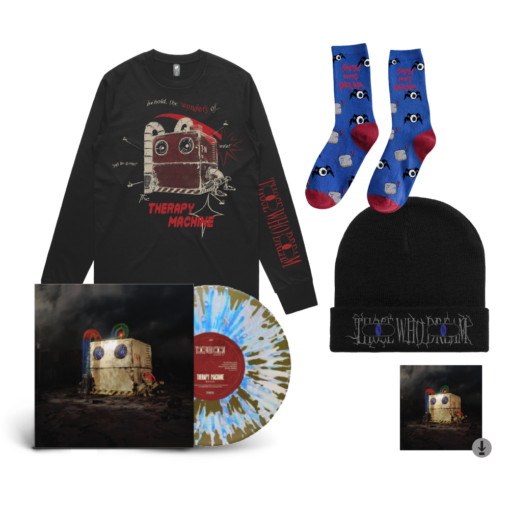 Those Who Dream / Therapy Machine Long Sleeve, Digital Download, Socks, Beanie & Vinyl Bundle