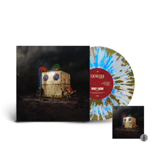 Those Who Dream / Therapy Machine EP Teal and Gold Splatter Vinyl