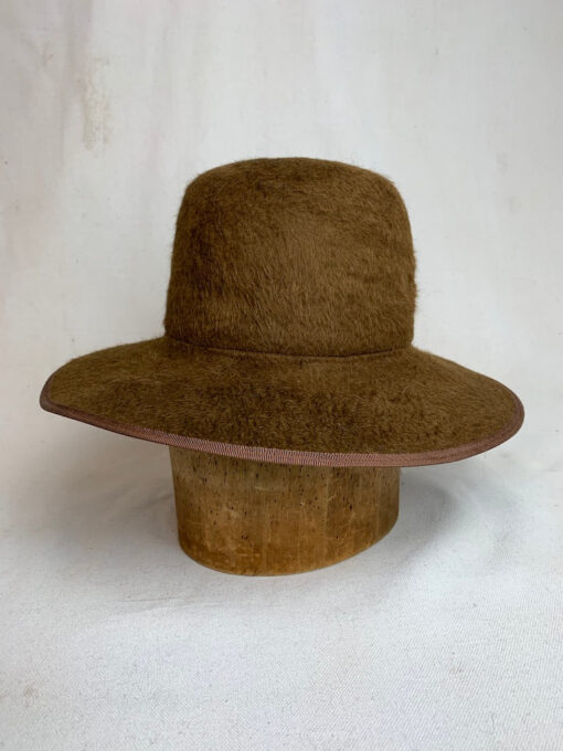 Brookes Boswell Violetto hat in Bronze Shag - Image 3