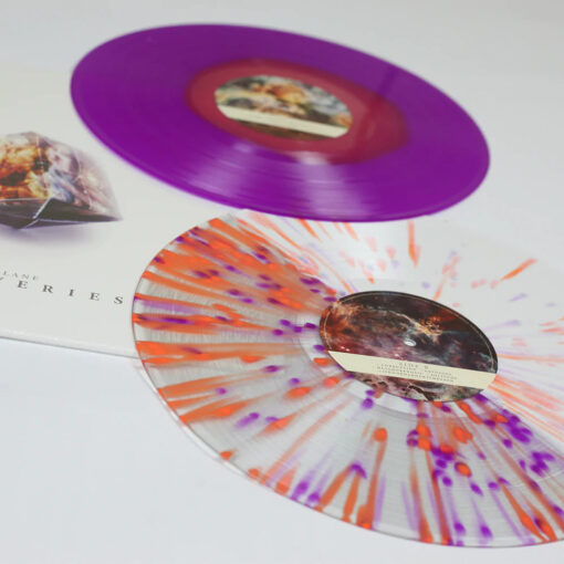 Discoveries 12" Vinyl (Half White/Half Clear with Orange & Purple Splatter) - Image 2