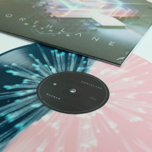 Mesmer 12" Vinyl (Half Pink/Half Translucent Blue with White Splatter) - Image 2