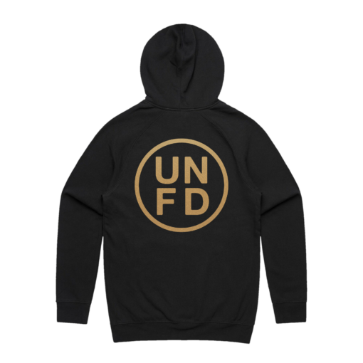 UNFD WRLDWD Hoodie (Black & Gold) - Image 2