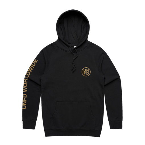 UNFD WRLDWD Hoodie (Black & Gold)