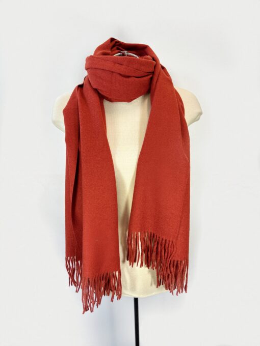 Fringe Cashmere Scarf - Image 10