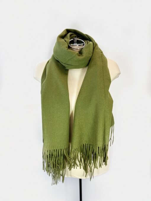 Fringe Cashmere Scarf - Image 3