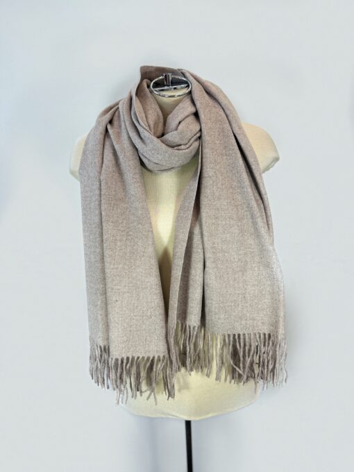 Fringe Cashmere Scarf - Image 8